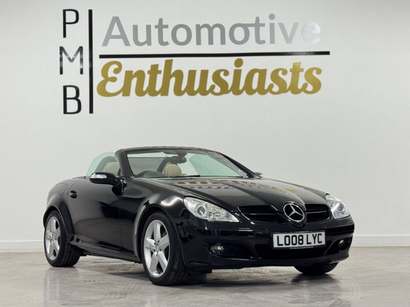 2008 slk 3.0 slk280 g-tronic euro 4 2dr £6,477 89 video mercedes slk 280 automatic finished in obsidian black with full... photo